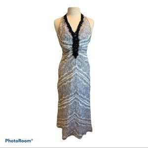 NEW BCBG MAXAZRIA Halter Maxi Dress Sz 10